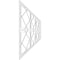 Ekena Millwork Set of Four Panels for 94 1/2"W x 32 1/4"H Kiowa Fretwork Wainscot Wall Paneling WPKP16X01X47KWA - alternate 5